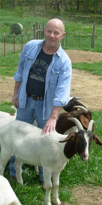 Student Do Daniel with Goat