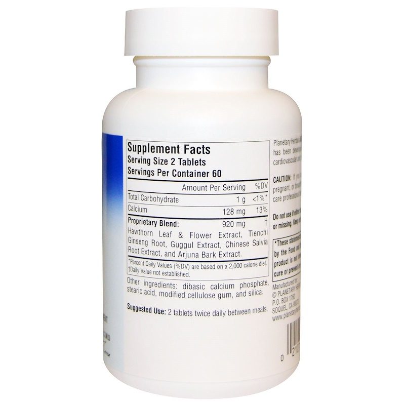 Arjuna CardioComfort 460mg Supplement Facts