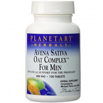 Planetary Herbals Avena Sativa Oat Complex for Men, 480mg 100 Tablets
