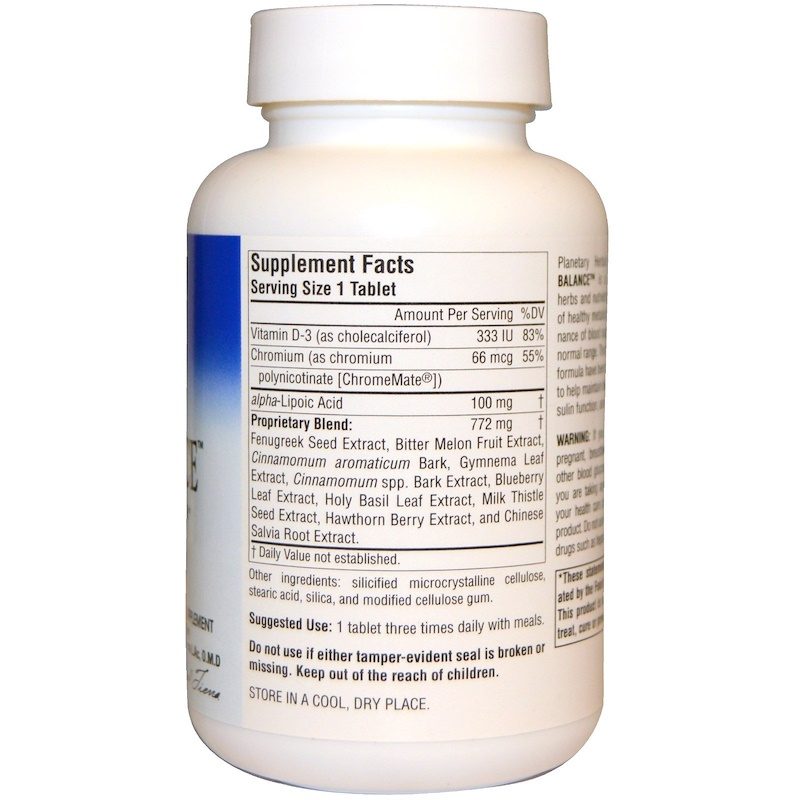 Cinnamon Glucose Balance 910mg 90 Tablets Supplement Facts