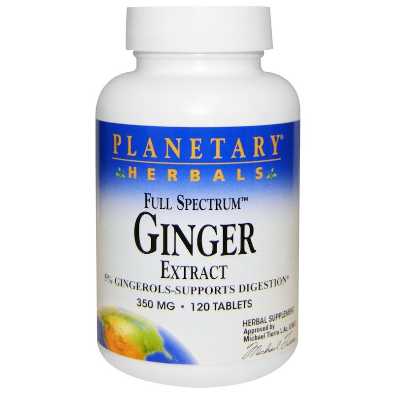 Ginger Extract Full Spectrum 320mg 120 Tablets