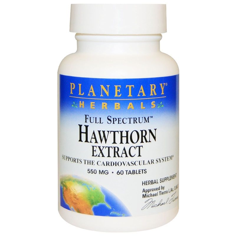 Hawthorn Extract Full Spectrum 550mg 60 Tablets