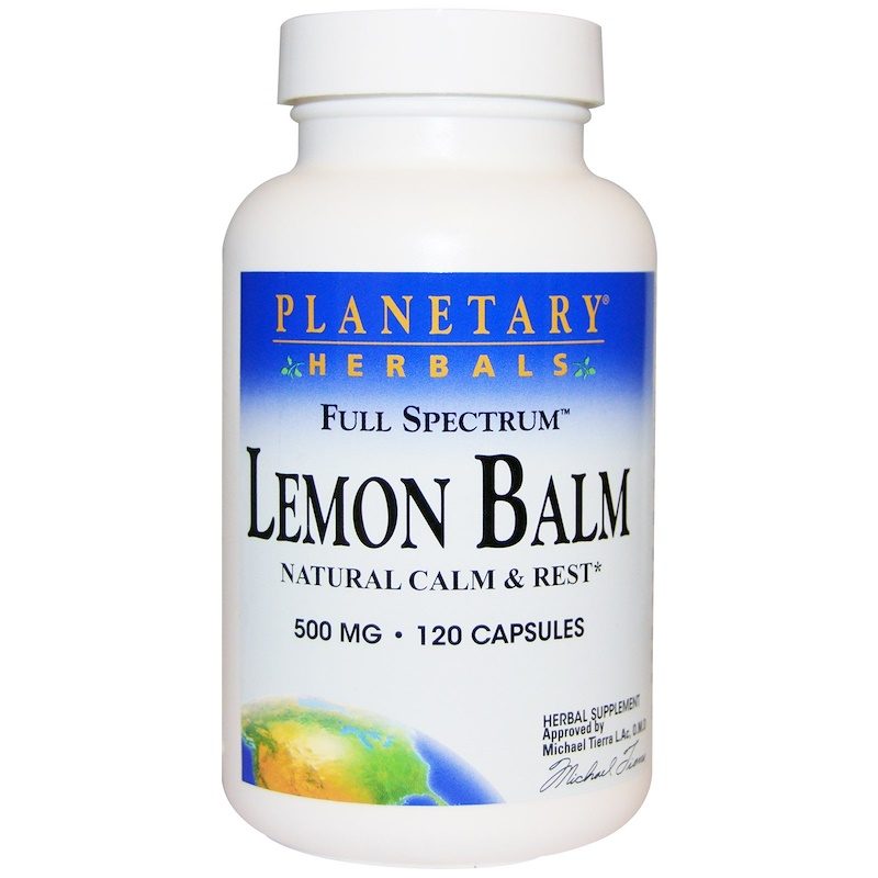 Lemon Balm Full Spectrum Capsules East West School Of Planetary