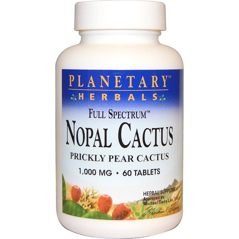 Nopal Cactus Prickly Pear Cactus Full Spectrum 1000mg 60 Tablets