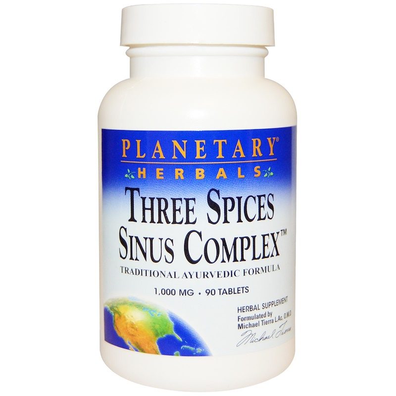 Three Spices Sinus Complex 1000mg 90 Tablets