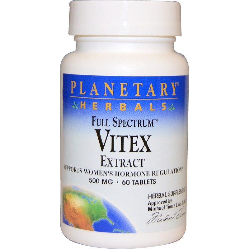 Vitex Extract Full Spectrum Hormone Regulation 500mg 60 Tablets
