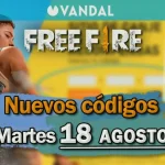 Free Fire MAX Daily Redemption Codes for Aug 18, 2026 by Garena
