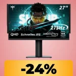 KTC H27E8 27-inch gaming monitor drops to €151.99 on Amazon (275Hz)