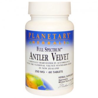 Antler Velvet Full Spectrum Carefully Harvested in Accordance with the National Velvet Standards Body in New Zealand 250 MG 60 Tablets