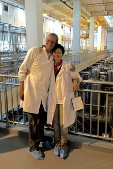 Tom Dedant and Peggy Zhi at TCMZone’s factory outside of Shanghai